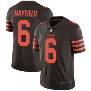 6861832e56381_1 Youth Cleveland Browns #6 Baker Mayfield Brown Color Rush Stitched NFL Limited Jersey