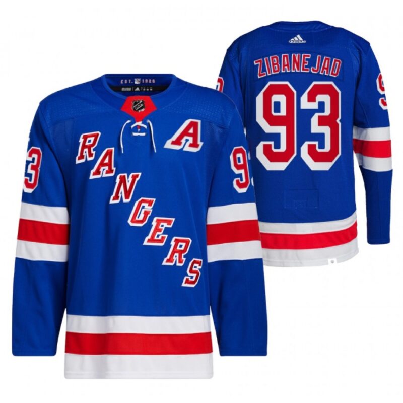 686183545ea03_1 Men's New York Rangers #93 Mika Zibanejad Blue Stitched Jersey
