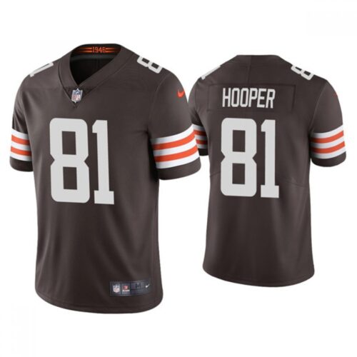 686183583ddde_1 Youth Cleveland Browns #81 Austin Hooper Brown Vapor Untouchable Limited Stitched Jersey