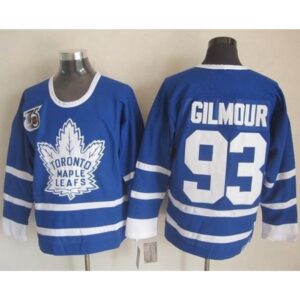 6861837280e86_1 Maple Leafs #93 Doug Gilmour Blue 75th CCM Throwback Stitched NHL Jersey