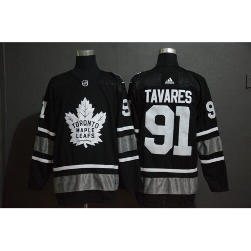 6861840705c0f_1 Men's Toronto Maple Leafs #91 John Tavares Black 2019 NHL All-Star Game Jersey
