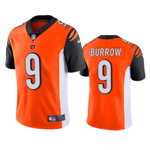 686184286fe91_1 Youth Cincinnati Bengals #9 Joe Burrow Orange Vapor Untouchable Limited Stitched Jersey