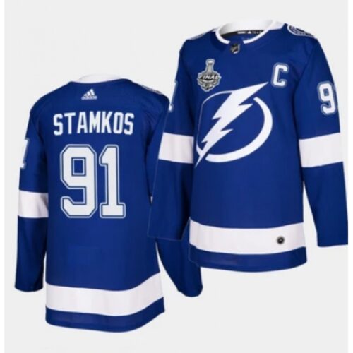 686184503e241_1 Men's Tampa Bay Lightning #91 Steven Stamkos Blue Stanley Cup Finals Blue Stitched Jersey