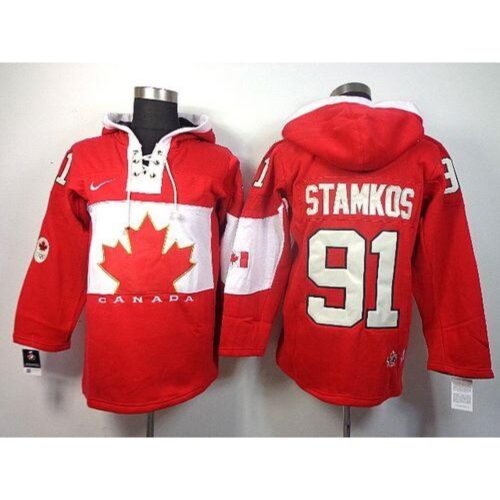 68618488de9f4_1 Olympic CA. #91 Steven Stamkos Red Sawyer Hooded Sweatshirt Stitched NHL Jersey