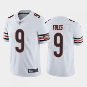 6861849ea8f7f_1 Youth Chicago Bears #9 Nick Foles White Vapor Untouchable Limited Stitched Jersey