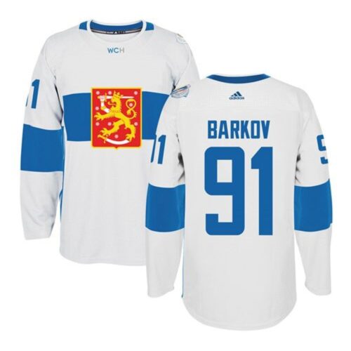 686184a2652a6_1 Team Finland #91 Aleksander Barkov White 2016 World Cup Stitched NHL Jersey