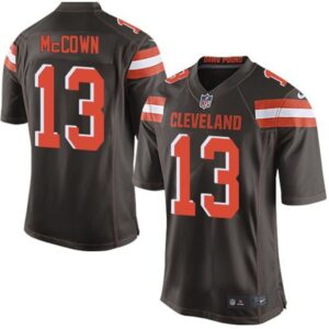 686184d7a8cf6_1 Browns #13 Josh McCown Brown Team Color Youth Stitched NFL New Elite Jersey