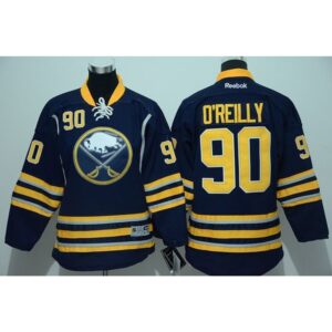 68618509f077a_1 Sabres #90 Ryan O'Reilly Navy Blue Youth Stitched NHL Jersey