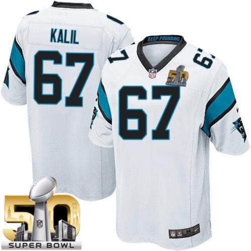 6861850a3b1c4_1 Panthers #67 Ryan Kalil White Super Bowl 50 Youth Stitched NFL Elite Jersey