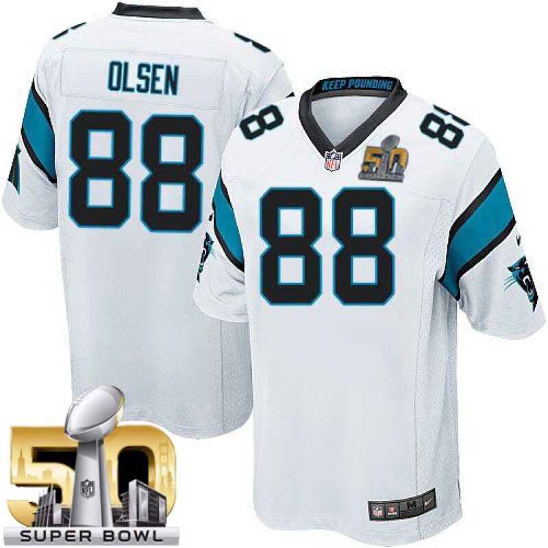 68618514dc560_1 Panthers #88 Greg Olsen White Super Bowl 50 Youth Stitched NFL Elite Jersey