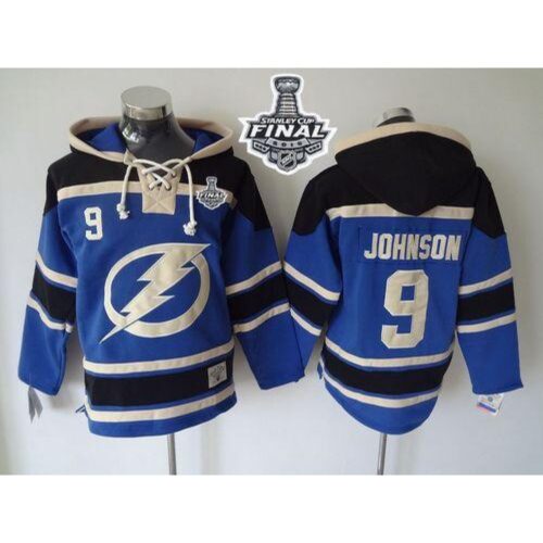 686185152032e_1 Lightning #9 Tyler Johnson Blue Sawyer Hooded Sweatshirt 2015 Stanley Cup Stitched NHL Jersey