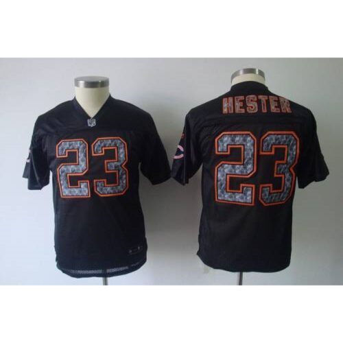 686185251b6a1_1 Sideline Black United Bears #23 Devin Hester Stitched Youth NFL Jersey