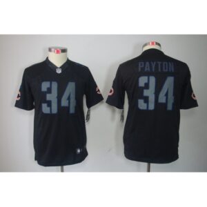 6861853255642_1 Youth Chicago Bears #34 Walter Payton 2018 Black Impact Limited Stitched NFL Jersey