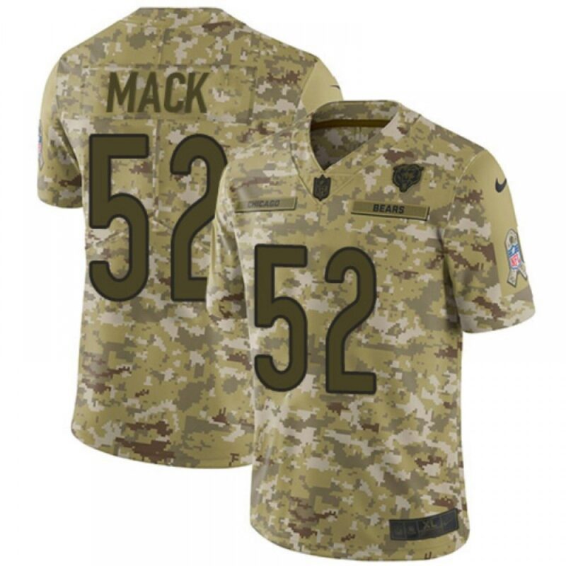 6861855d07cad_1 Youth Chicago Bears #52 Khalil Mack 2018 Camo Salute to Service Limited Stitched NFL Jersey
