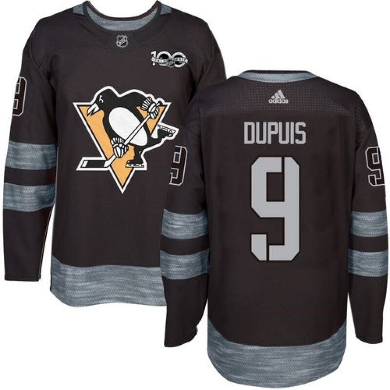686185855cbc0_1 Penguins #9 Pascal Dupuis Black 1917-2017 100th Anniversary Stitched NHL Jersey
