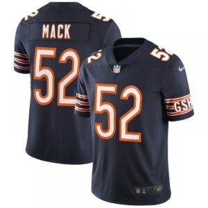 68618597cd4d5_1 Youth Chicago Bears #52 Khalil Mack Navy Vapor Untouchable Limited Stitched NFL Jersey