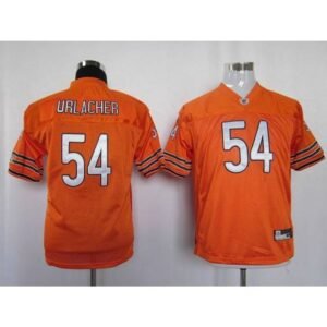 Bears #54 Brian Urlacher Orange Stitched Youth NFL Jersey