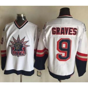 686185d69fef9_1 Rangers #9 Adam Graves White CCM Statue of Liberty Stitched NHL Jersey