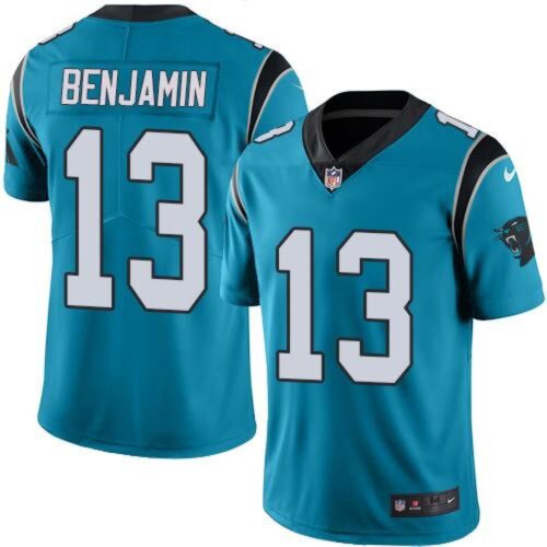 686185d723d37_1 Panthers #13 Kelvin Benjamin Blue Youth Stitched NFL Limited Rush Jersey