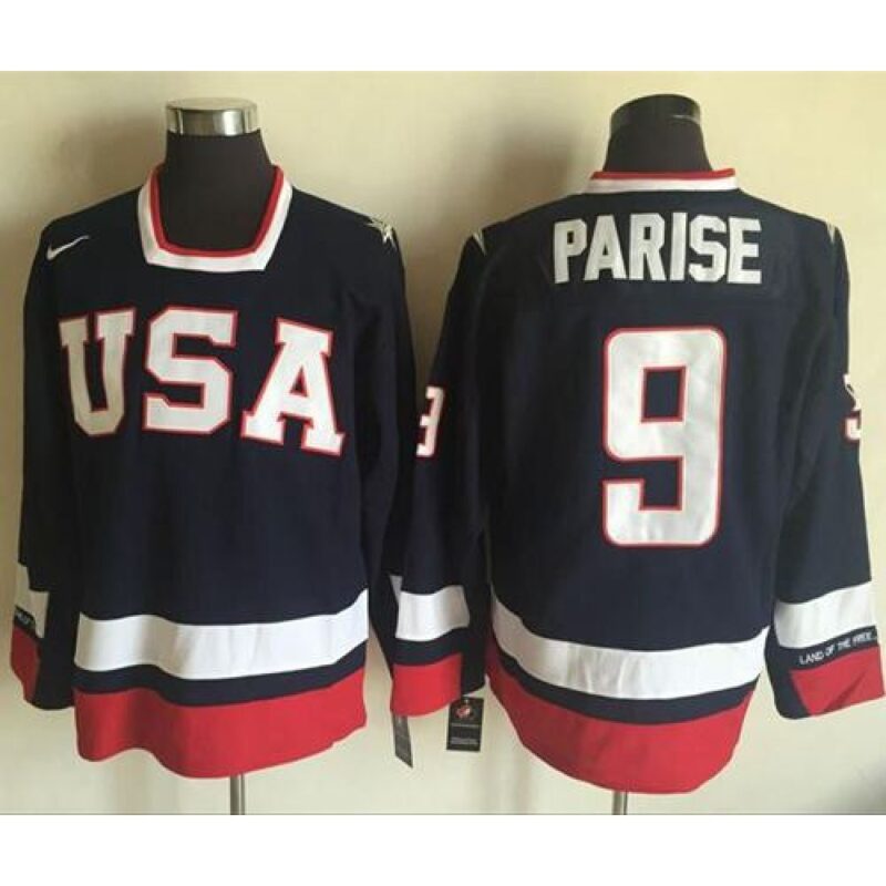 686185d9ac713_1 Team USA #9 Zach Parise Navy Blue 2010 Olympic 1960 Throwback Stitched NHL Jersey
