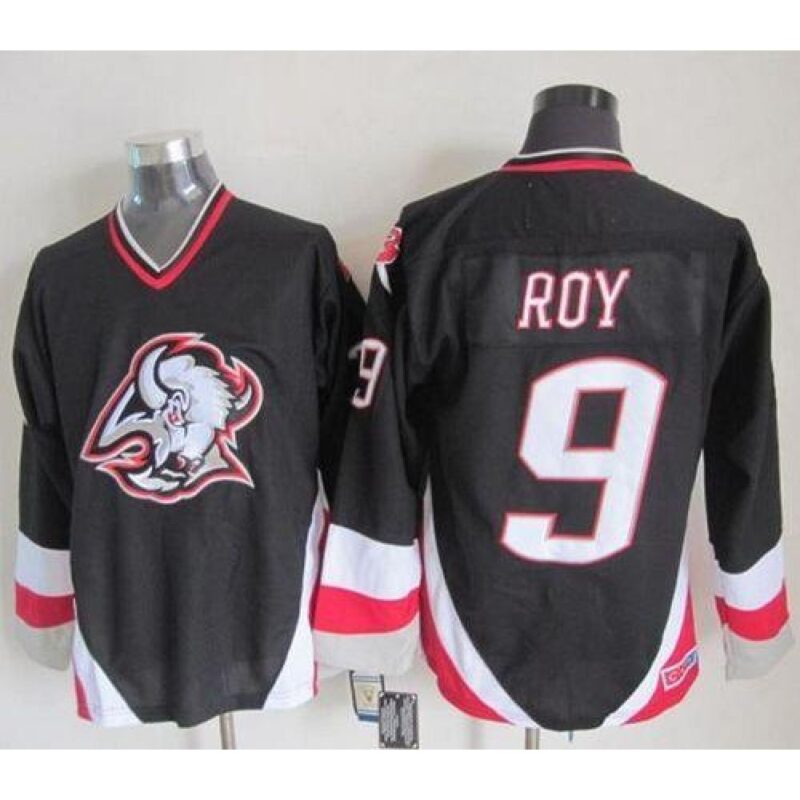 686185f0dae6b_1 Sabres #9 Derek Roy Black CCM Throwback Stitched NHL Jersey