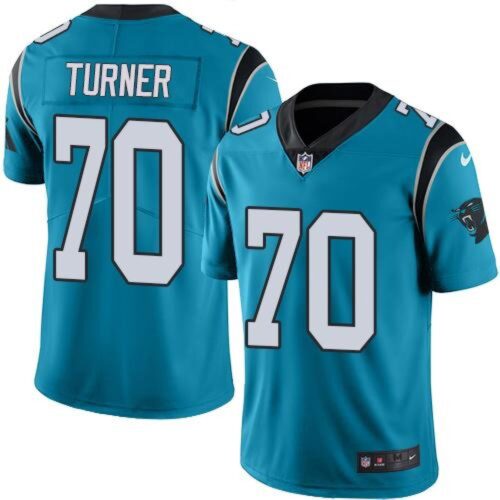 686185f243b8f_1 Panthers #70 Trai Turner Blue Youth Stitched NFL Limited Rush Jersey