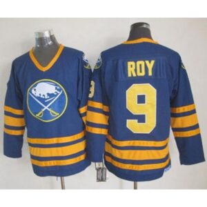 686185f3aa464_1 Sabres #9 Derek Roy Navy Blue CCM Throwback Stitched NHL Jersey