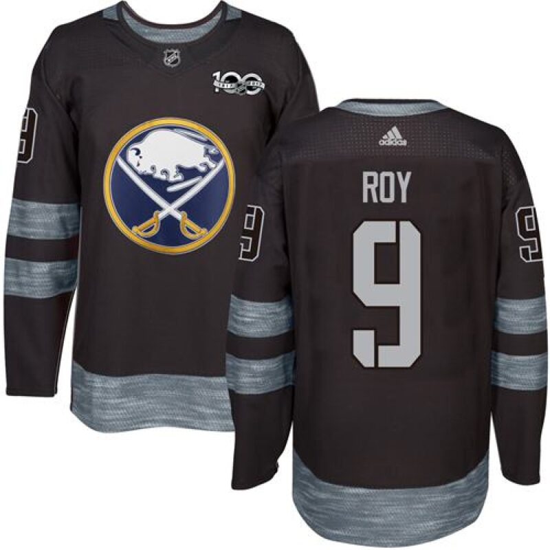 686185f6904f5_1 Sabres #9 Derek Roy Black 1917-2017 100th Anniversary Stitched NHL Jersey