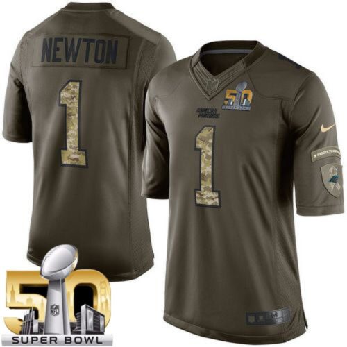 686185ffa1ff6_1 Panthers #1 Cam Newton Green Super Bowl 50 Youth Stitched NFL Limited Salute to Service Jersey