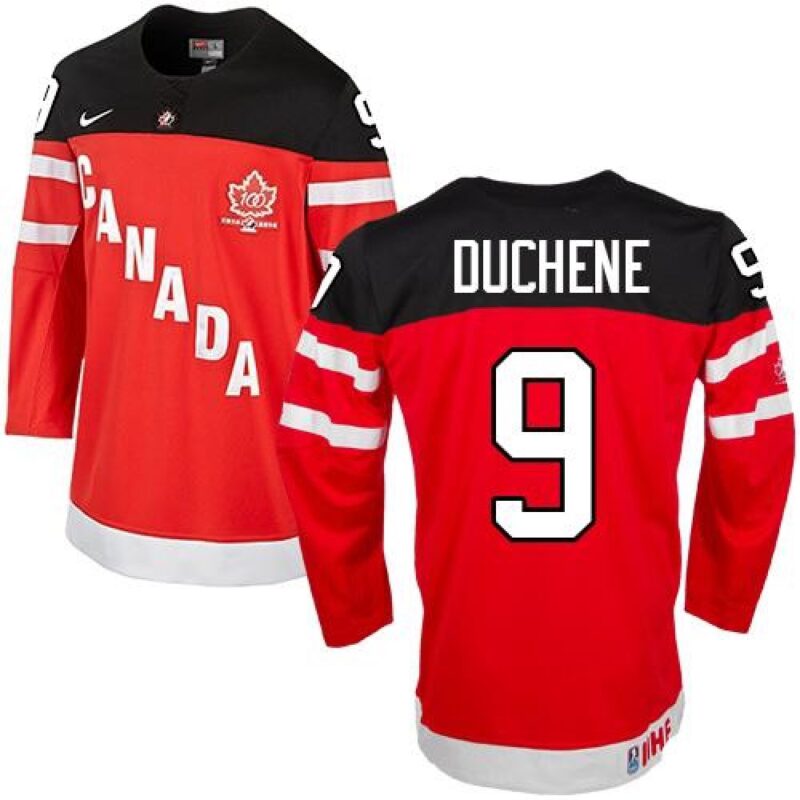 6861861b15396_1 Olympic CA. #9 Matt Duchene Red 100th Anniversary Stitched NHL Jersey