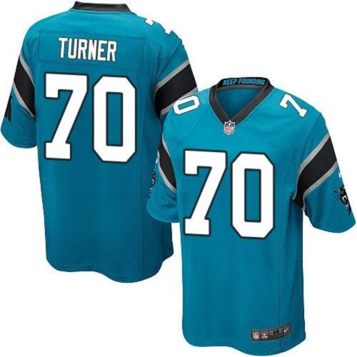 6861866ec42e7_1 Panthers #70 Trai Turner Blue Alternate Youth Stitched NFL Elite Jersey