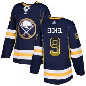 686186dab62bc_1 Men's Buffalo Sabres #9 Jack Eichel Navy Blue Drift Fashion Stitched NHL Jersey