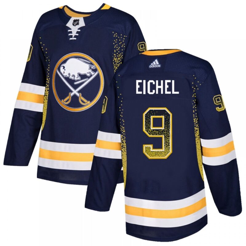 686186dab62bc_1 Men's Buffalo Sabres #9 Jack Eichel Navy Blue Drift Fashion Stitched NHL Jersey
