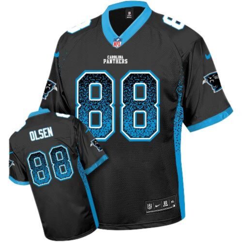 686186e08ed0f_1 Panthers #88 Greg Olsen Black Team Color Youth Stitched NFL Elite Drift Fashion Jersey