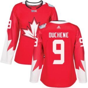 686186fdd5eaf_1 Team Canada #9 Matt Duchene Red 2016 World Cup Women's Stitched NHL Jersey