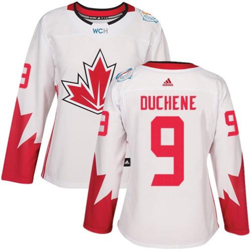 6861870085a95_1 Team Canada #9 Matt Duchene White 2016 World Cup Women's Stitched NHL Jersey