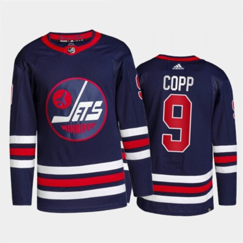 6861870bdcd64_1 Men's Winnipeg Jets #9 Andrew Copp 2021/22 Navy Stitched Jersey