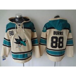 6861876244d95_1 Sharks #88 Brent Burns Cream Sawyer Hooded Sweatshirt Stitched NHL Jersey