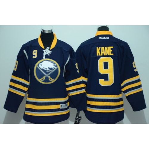 686187ac1af7b_1 Sabres #9 Evander Kane Navy Blue Youth Stitched NHL Jersey