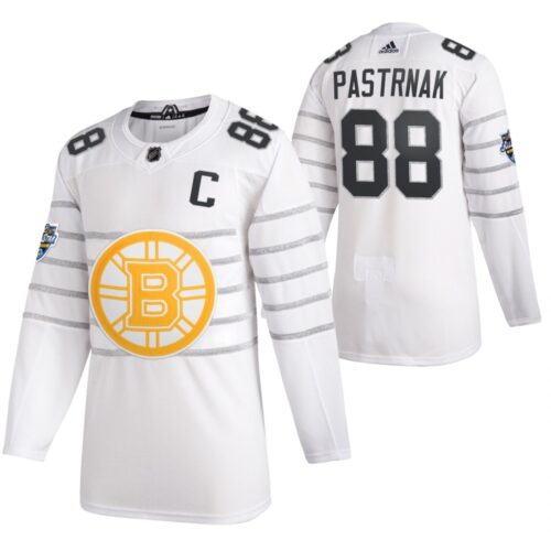 686187de453d4_1 Men's Boston Bruins #88 David Pastrnak 2020 White All Star Stitched NHL Jersey