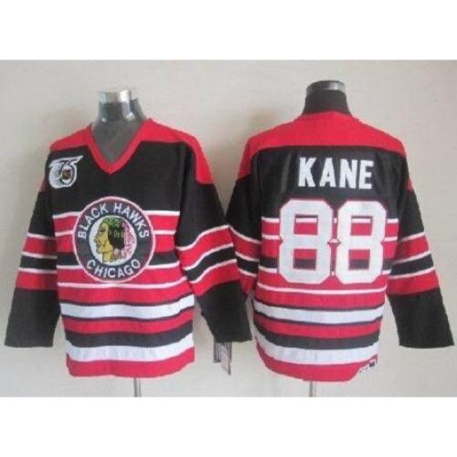 686188111d795_1 Blackhawks #88 Patrick Kane Red/Black 75TH CCM Stitched NHL Jersey