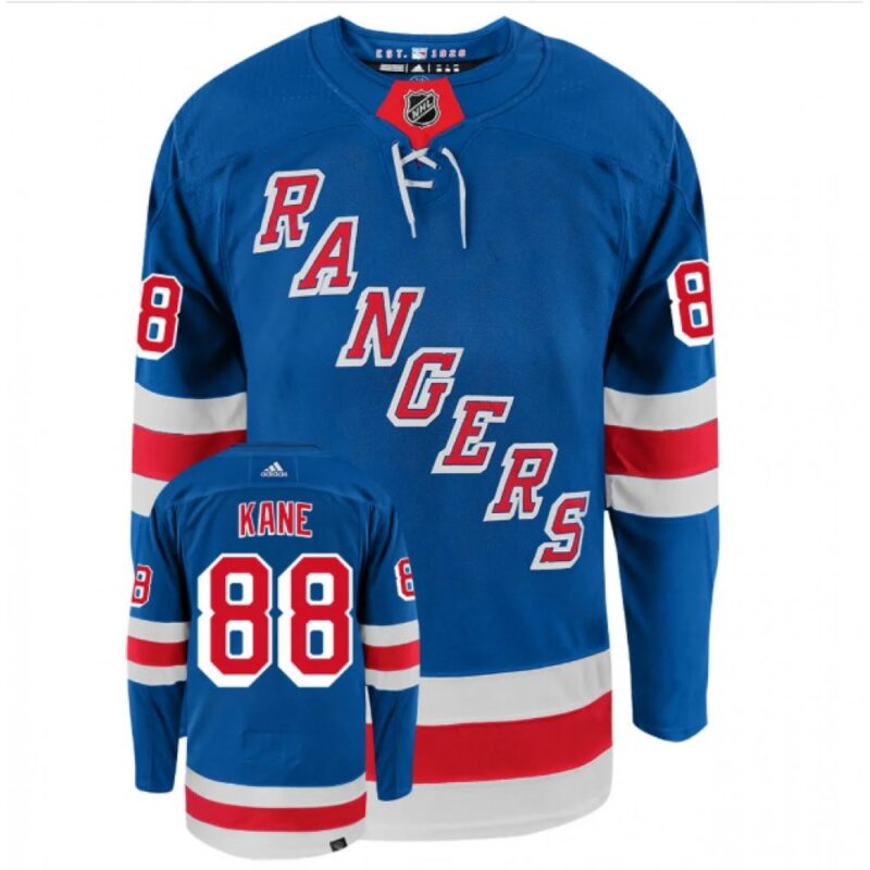 686188224291f_1 Men's New York Rangers #88 Patrick Kane Royal Stitched Jersey