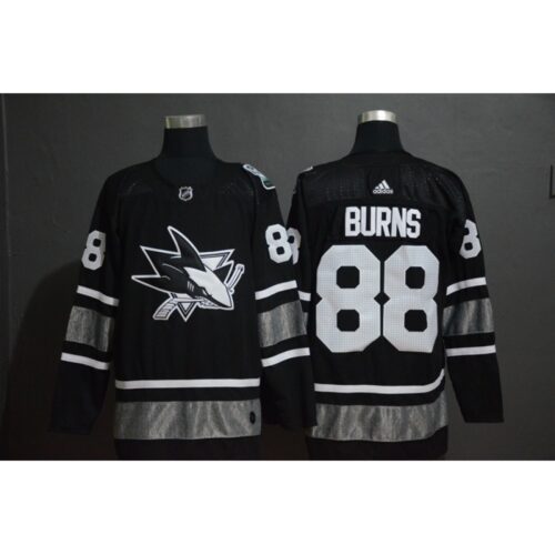 68618827c28cb_1 Men's San Jose Sharks #88 Brent Burns Black 2019 NHL All-Star Game Jersey