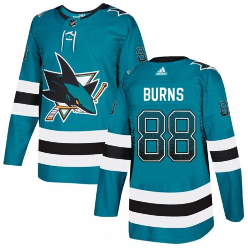 6861883311d7c_1 Men's San Jose Sharks #88 Brent Burns Teal Drift Fashion Stitched NHL Jersey