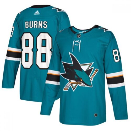 68618835eeca6_1 Men's San Jose Sharks #88 Brent Burns Teal Stitched NHL Jersey