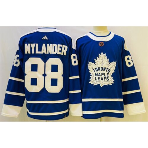 6861883eb43b1_1 Men's Toronto Maple Leafs #88 William Nylander Blue 2022-23 Reverse Retro Stitched Jersey