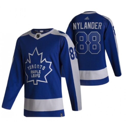 6861884191957_1 Men's Toronto Maple Leafs #88 William Nylander 2020/2021 Blue Reverse Retro Special Edition Stitched Jersey
