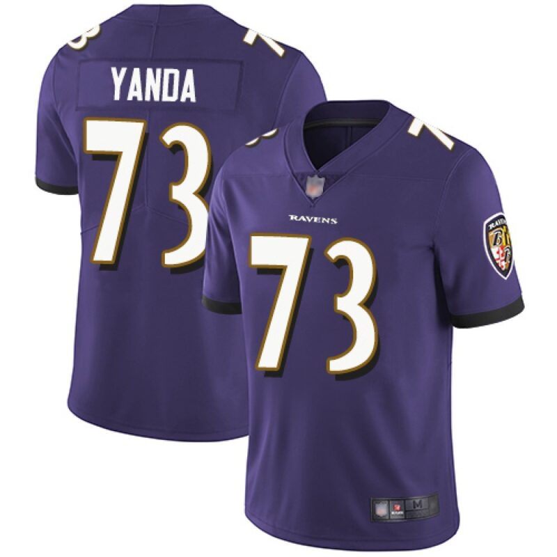 6861884c5455e_1 Youth Baltimore Ravens #73 Marshal Yanda Purple Vapor Untouchable NFL Jersey