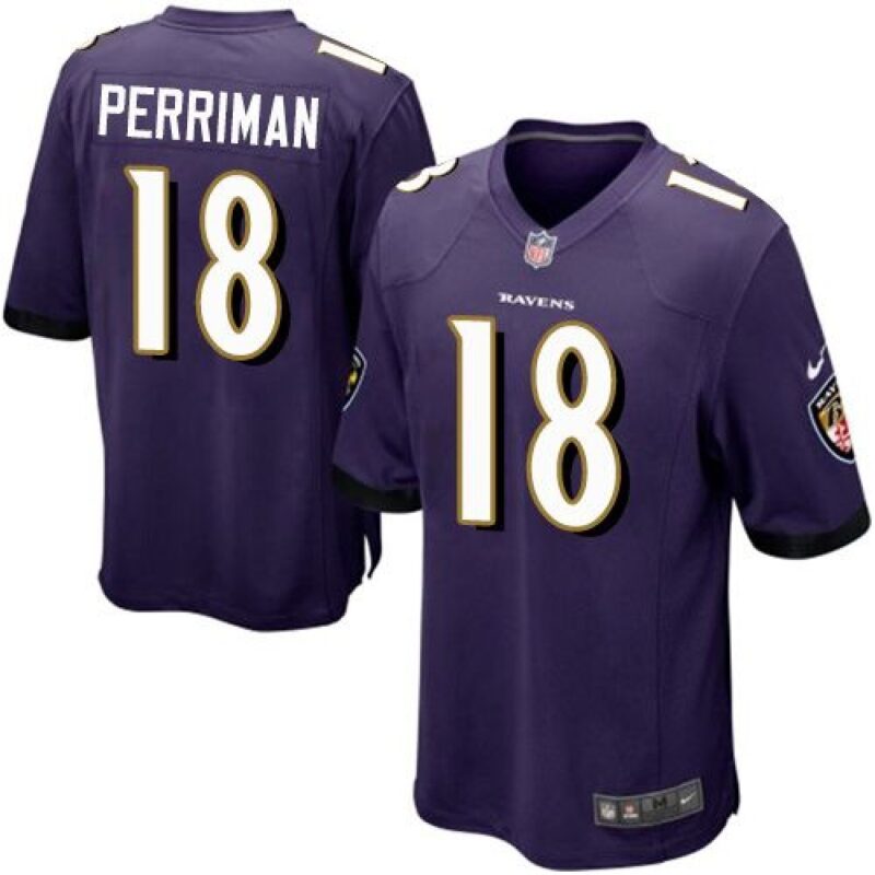 6861884f10229_1 Ravens #18 Breshad Perriman Purple Team Color Youth Stitched NFL New Elite Jersey