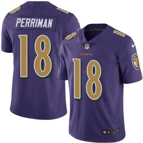 686188577e581_1 Ravens #18 Breshad Perriman Purple Youth Stitched NFL Limited Rush Jersey